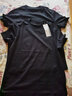 美特斯邦威男女同款t恤夏季新款基础简约百搭舒适短袖T恤上衣 影黑 XS 160 /84A 实拍图