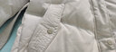 茵曼（INMAN）2025冬季女装新款羽绒服女高充绒量石墨烯三防鹅绒九江保暖外套 灰绿色 -18348244C M 161-165cm /101-110斤 实拍图