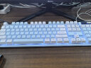 银雕(YINDIAO) K500键盘彩包升级版 机械手感 游戏背光电竞办公USB外接 全尺寸 蓝白双拼白光有线键盘 晒单实拍图