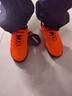 卡尔美（KELME）儿童足球鞋魔术贴免系带碎钉TF透气学生球鞋6873003 荧光橙 33 实拍图