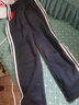 BZDR 夏季棉校服裤子高中学生两条杠藏蓝色薄款运动双杠白边初中校裤 藏蓝二杠（冬季加绒棉）加绒 XL (170) 115-130斤左右 实拍图