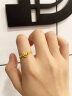 中国黄金（CHINA GOLD）黄金戒指999足金时来运转猫眼珠转运珠指环生日礼物送女友妈妈 时来运转戒指 2.8g 晒单实拍图
