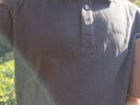 Jeep吉普速干翻领t恤男2025夏季半袖打底衫凉感透气短袖polo衫体恤衫 品牌黑【100%涤纶】 XL 建议145-160斤 实拍图