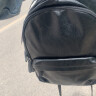 卡帝乐鳄鱼（CARTELO）双肩包男士背包电脑包休闲时尚大容量旅行学生书包皮质潮2021新款 黑色舒腊纹皮质+双主袋+USB接口 实拍图