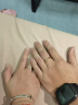 舒弗(LACHOUFFE)卡家同款情侣戒指简约莫桑钻求婚对戒结婚戒指520送女朋友礼物 无钻玫瑰金 美码7号 实拍图
