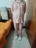 诺宜（NuoYI）月子装月子服纯棉哺乳衣孕产妇家居服睡衣J38158条纹粉色L 实拍图