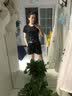 李宁羽毛球服上衣短袖专业比赛训练运动服圆领透气速干排汗队服印字 男子/黑色上衣 XL 实拍图