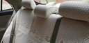汽车坐垫全包围加厚棉质蕾丝座套座椅套四季专用坐套专车订制本田CRV凌派奥迪A6LQ5雅阁冠道辉昂途观 A款米色全包 实拍图