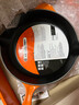 酷彩（Le Creuset）法国进口珐琅锅铸铁20/23/26cm圆形浅煎锅平底煎烤锅多功能平底锅 【2-4口之家】桔色 26cm 实拍图