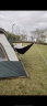 北极狼（BeiJiLang）全自动免搭建帐篷3-4人露营户外遮阳防雨帐公园休闲帐篷黑胶款 实拍图