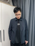 沙驰（SATCHI）男士夹克行政干部款秋冬新款翻领新商务外套男【防泼水】 藏青 XL 52/180 实拍图
