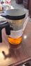 鸣盏飘逸壶玻璃茶壶功夫茶具套装玻璃内胆按压式无杆过滤泡茶壶飘逸杯 MZ8023（长嘴壶身款） 500ml 实拍图