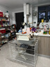 汤琪猫笼加粗便携折叠猫笼子猫别墅家用双层宠物用品猫窝猫屋龙猫笼子 白色 850#双层 实拍图