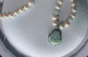 正爱天然淡水珍珠女士翡翠玉石吊坠妈妈款礼物送母亲婆婆长辈生日 A级翡翠小佛+精选珍珠8-9mm 实拍图