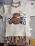 G.DUCKKIDS小黄鸭婴儿秋衣套装全棉高腰护肚秋裤男女宝宝长袖分体睡衣 可爱熊 80 cm (建议身高65-72CM,体重15-19斤) 实拍图