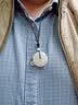 红酥手和田玉羊脂白平安扣吊坠白玉坠情侣挂件送女友送老婆32mm 实拍图