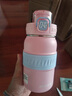 吨吨BOTTLED JOY316不锈钢儿童保温杯男女大容量王一博学生迷你吨吨杯 粉浪社【316不锈钢】500ml 实拍图