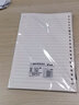 慢作 活页本外壳活页笔记本子活页夹替芯网格本方格纸康奈尔笔记本横线本活页纸活页芯纸 A5横线/3本替芯/180张 实拍图