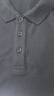 凡客诚品（VANCL）珠地棉短袖POLO衫男士经典纯色商务休闲32双珠 黑色 XL 实拍图