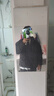 杜小闲菱形格棉服男款高级感袄子cleanfit美式面包服冬季工装外套 1008-MY1133 黑色 L [建议110-130斤] 实拍图