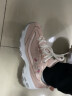 斯凯奇（Skechers）老爹鞋女士熊猫鞋刺绣厚底内增高小白鞋子休闲百搭季 11977-粉红色/LTPK 36 实拍图