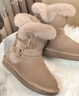 奥古狮登雪地靴女冬季新款棉鞋女加绒加厚大头面包短靴时尚百搭毛毛棉靴 914004奶茶色【筒高17cm】 39 实拍图