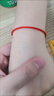 QMXD手绳女幸运龙年本命年红绳手链女超细脚链手工编织学生中高考礼物 实拍图