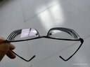 帕斯贝奇近视眼镜男纯钛超轻大脸眼镜架配度数变色散光蔡司旗下镜片眼睛框 大码-黑色 镜架+1.74非球面镜片 实拍图