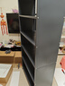 唐辑钢制书架书柜防尘落地多层带门铁艺书架置物架收纳储物柜五层120 实拍图