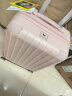 MARRLVE【5622】日系藕粉色旅行李拉杆小登机密码箱YKK拉链托运万向轮女 藕粉色M5622 20英寸 实拍图