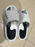 回力运动拖鞋男夏季可外穿户外eva厚底防滑高档潮流踩屎感凉拖鞋男士 白色 42-43 实拍图