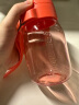 特百惠（Tupperware）嘟嘟企鹅塑料杯 儿童水杯子学生夏季可爱便携带拎绳 西瓜红350ML 实拍图