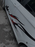 汽车贴纸 车身腰线贴全车拉花 车门划痕遮挡装饰贴 【国产材料】黑色+红色 实拍图