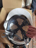 星工（XINGGONG）工地安全帽玻璃钢V型监理电力建筑工程防砸头盔劳保头盔 免费印字 白色 实拍图