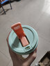 铁帮手夏天水杯女生高颜值2024新款带茶隔吸管杯夏日耐高温网红泡茶杯子 加厚抗摔-轻氧绿【茶仓+提绳+吸管】  600ml 【耐高温100°】 实拍图