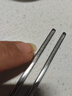 张小泉筷子 冰洁系列家用不锈钢筷子礼盒套装 316福字款六双装C42450100 实拍图