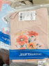 真维斯（JEANSWEST）长袖t恤女2025秋季正肩纯棉宽松上衣女小清新印花时尚灰粉L 实拍图