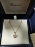 萧邦（Chopard）项链女HappyDiamonds珠宝饰品女项链爱心单钻礼物官方正品 18K玫瑰金单钻 实拍图
