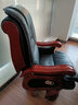 纽麦真皮老板椅子商务家用皮质办公椅可躺按摩电脑转椅总裁大班椅 PU-黑色 120-155度(含) 固定扶手 尼龙脚 实拍图