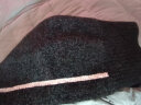 红豆男士圆领套头针织衫柔软舒适加厚磨毛保暖毛衣 S1黑色 180/96A(115) 晒单实拍图