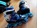 乐秀（ROADSHOW）轮滑鞋溜冰鞋碳纤花式儿童速桩旱冰鞋速滑专业平花男女KX4滑冰鞋 粉色单鞋 S (小码30-32#) 实拍图