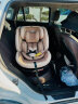 贝蒂乐（happybe）儿童安全座椅0-12岁婴儿宝宝汽车用360°旋转ISO硬接口车载安全椅 香槟金【isofix+latch+支撑腿】 晒单实拍图