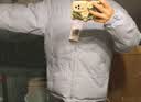真维斯（Jeanswest）棉服男女款冬季潮牌保暖棉袄男士加厚棉衣外套2025新款情侣面包服 浅蓝 纯色 4XL 实拍图