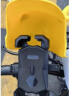 自行车手机架摩托车外卖快递秒锁秒取手机支架遮阳小头盔踏板电瓶车通用导航支架 车把款黄色头盔 晒单实拍图