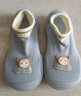 格子熊（GEZIXIONG）宝宝学步鞋春秋季儿童室内地板鞋冬厚防滑软底夏透气婴儿地板袜鞋 蓝色恐龙 13.5 cm鞋内长（参考年龄15-20月) 实拍图