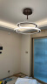 新特丽（COMELY）卧室吸顶灯超薄智能客厅灯现代简约调光调色房间灯具 碟玉 M1311141-D75cm-米家-节律光 实拍图