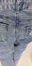 Teenie Weenie小熊春装裤子女微喇叭设计感时尚牛仔裤长裤 蓝色 165/M 晒单实拍图
