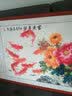 迅典国画富贵牡丹挂画餐厅客厅装饰画纯手绘真迹字画沙发背景墙画壁画 富贵有余 实木带框63*123厘米 实拍图