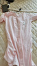 贝瑞加（Babyprints）婴儿连体衣新生儿纯棉衣服轻薄四季内衣男女宝宝柔软爬服 粉66 实拍图