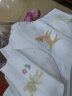 全棉时代婴儿隔汗巾纱布吸汗巾儿童宝宝纯棉垫背巾小熊+小鹿+小猫 3条/袋 实拍图